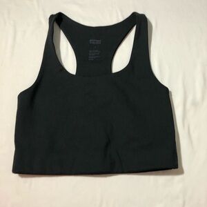 Girlfriend collective black sports bra size small